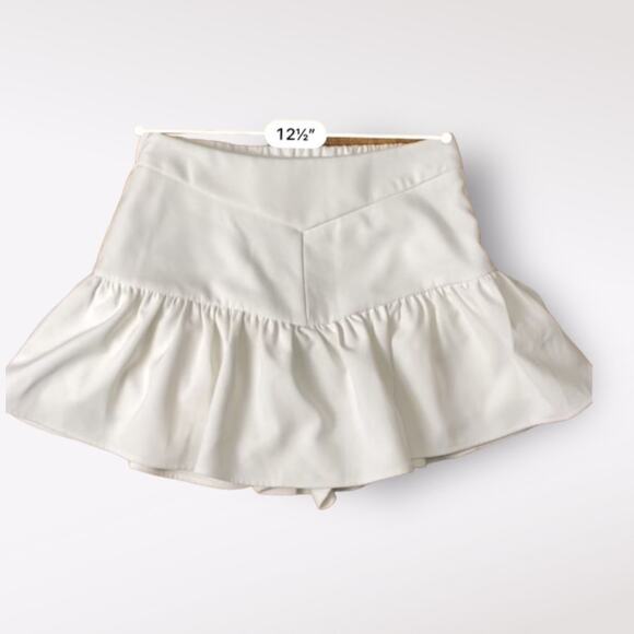 Endless Rose White Mini Skort Size S - Picture 4 of 6